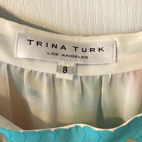 Trina Turk bright dress. Size 8 - Picture 4 of 5